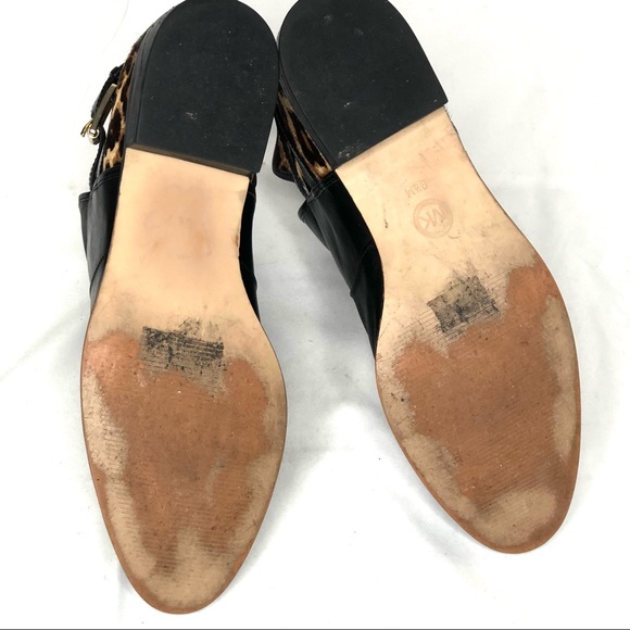 Women’s Michael Kors Leather and Hair Calf Upper Sz 9.5 Booties - Picture 7 of 13